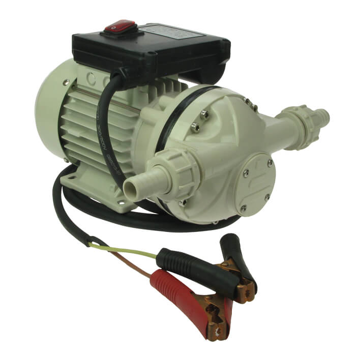 24V AdBlue® pump, 40L/min c/w switch & 2m cable & clips